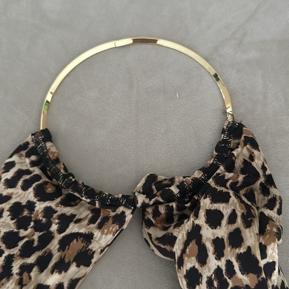 NWOT Victoria's Secret wrap animal Leopard Monokini SwimSuit One Piece cheetah - Picture 8 of 9